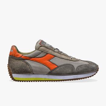 Diadora Heritage Equipe H Dirty Stone Wash Evo Siva - Panske Tenisky